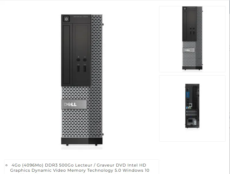 Ordinateurs DELL OPTILEX3020 Complet