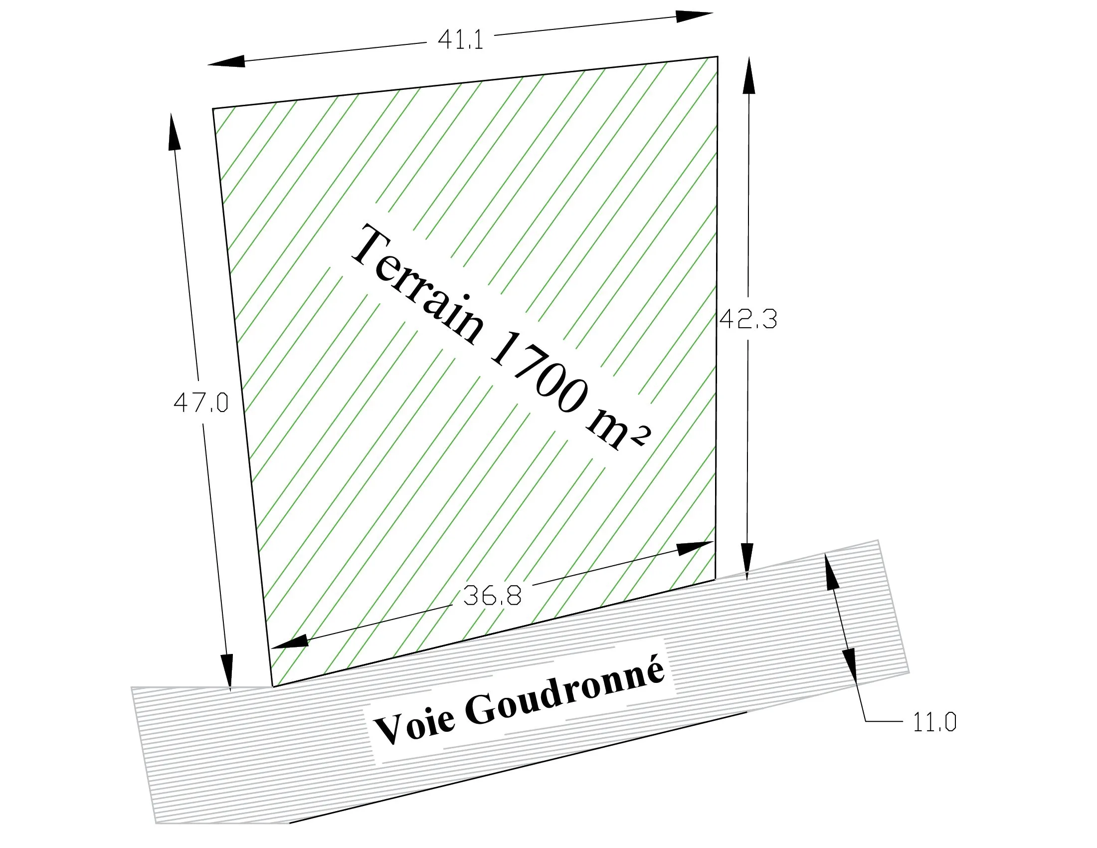 À Vendre Terrains de 850 - 1000 et 1700 m² à Douikhla, Hammamet Sud
