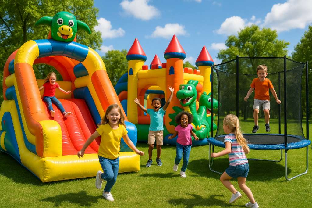 Gonflable trampoline