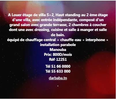 étage de villa