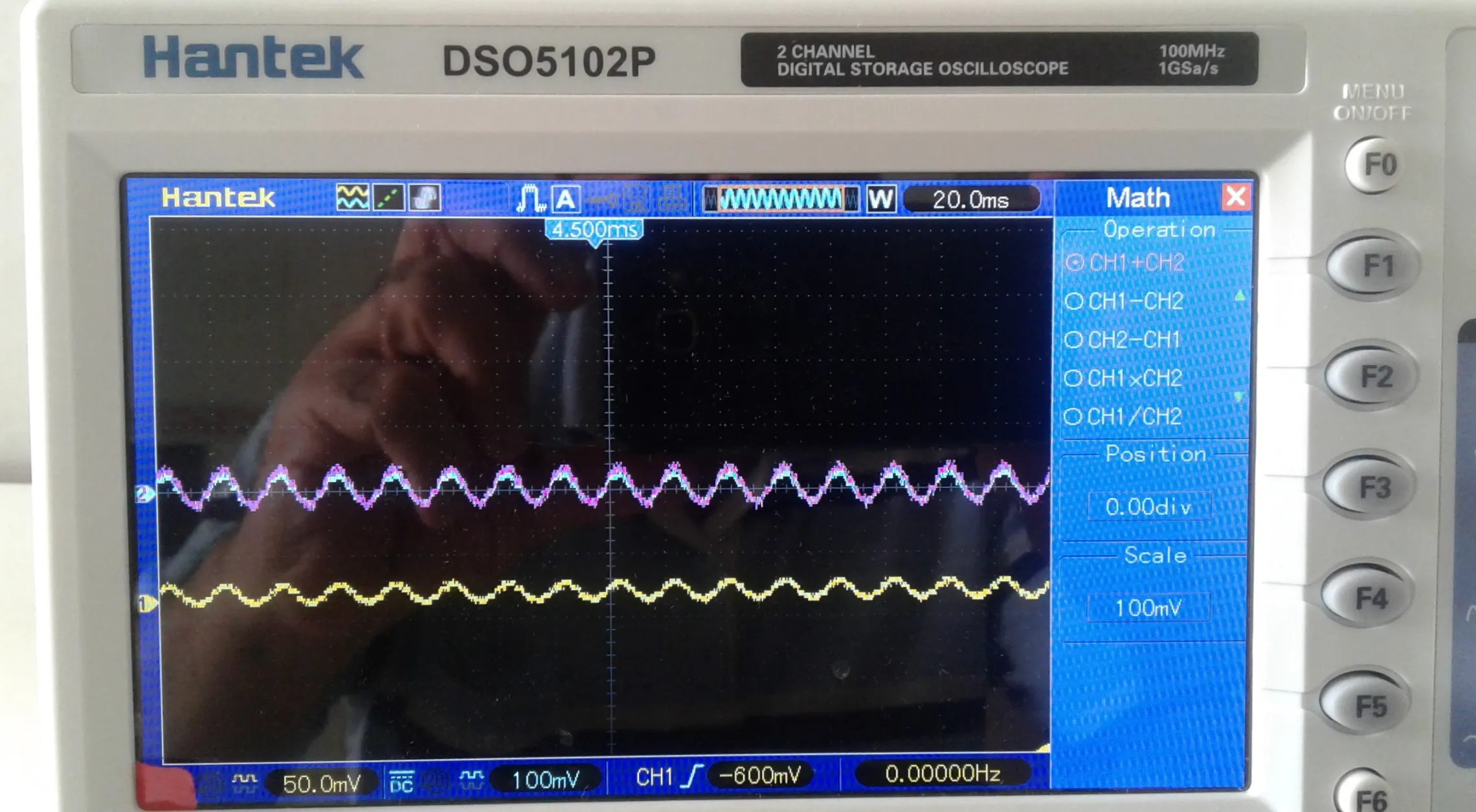 Oscilloscope numérique HANTEK DSO5102P