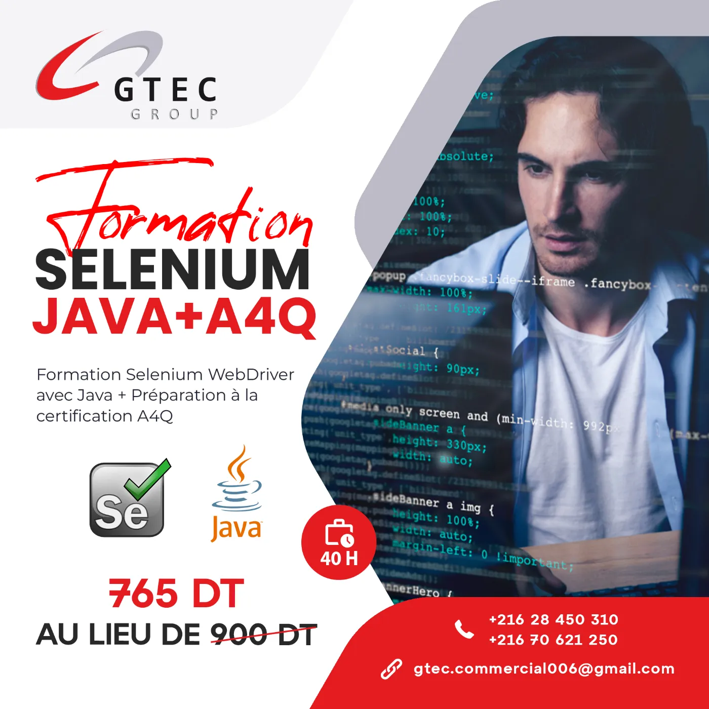 Automatiser vos tests avec Sélénium Java/A4Q !