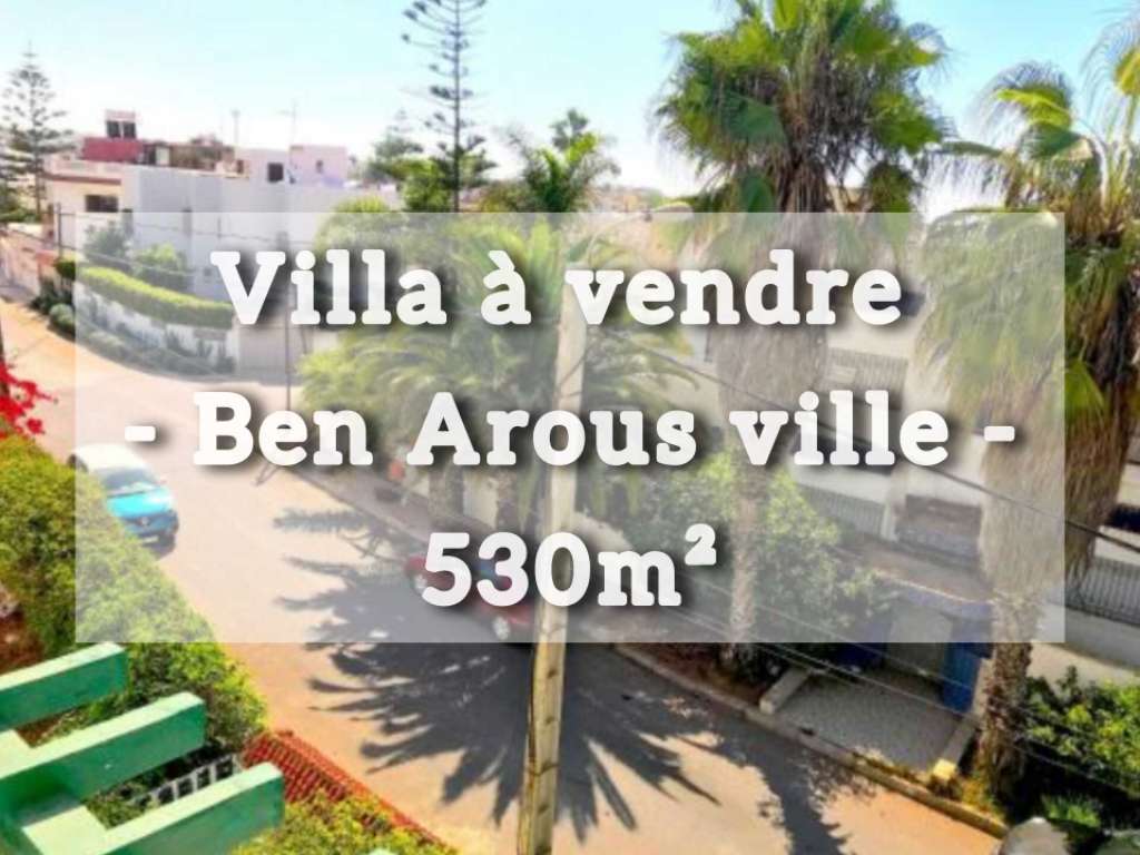 Grande villa à vendre 