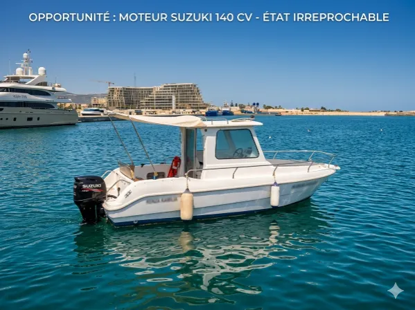 OPPORTUNITÉ : Pêche-Promenade 6.35m – État Exceptionnel (Prêt pour la Saison)  