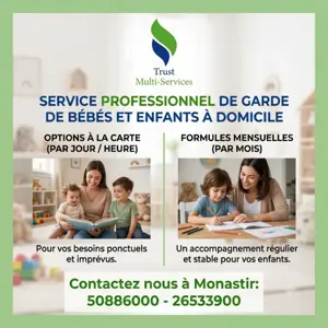 GARDES BEBES PAR MOIS COUCHANTE A SOUKRA