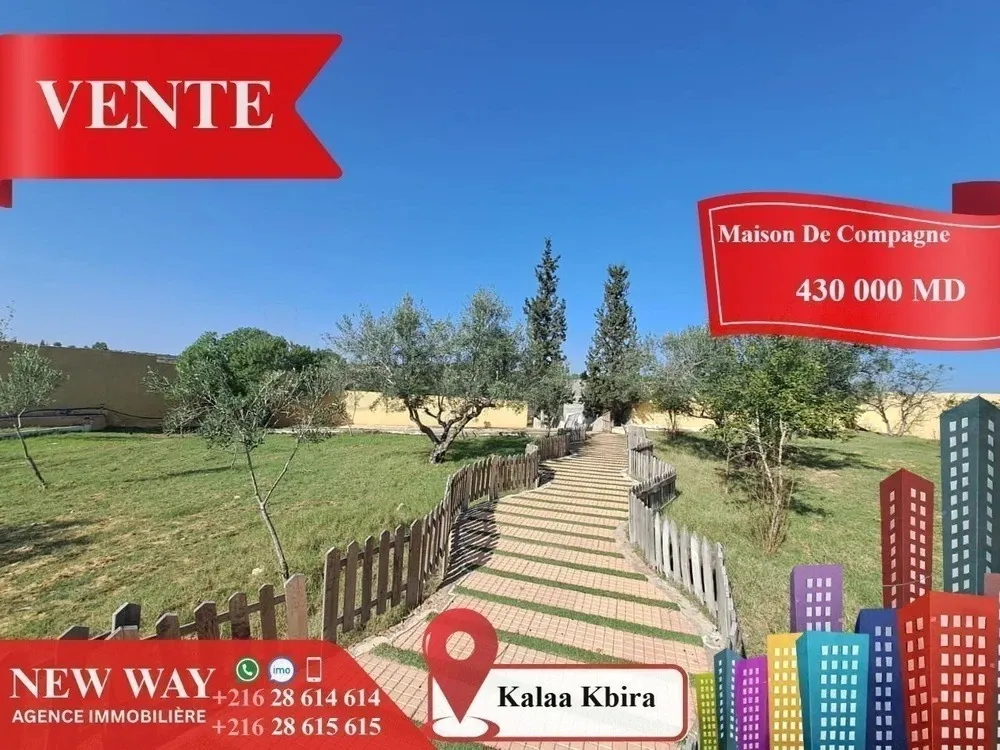 Maison de Campagne à Kalâa Kebira