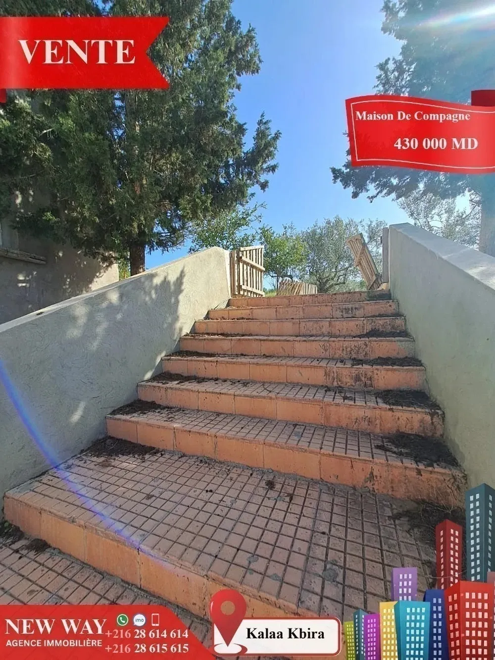 Maison de Campagne à Kalâa Kebira