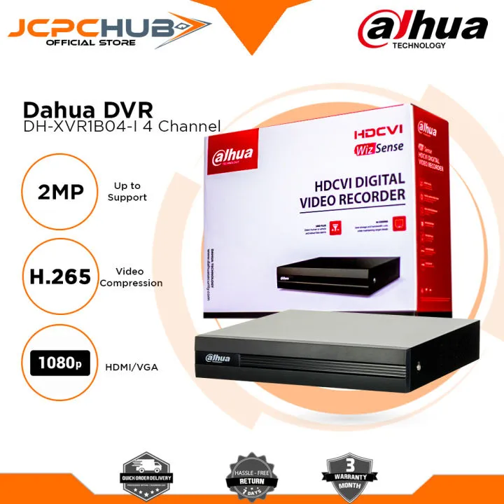 XVR DAHUA 4 CANAUX 1080 FULL HD
