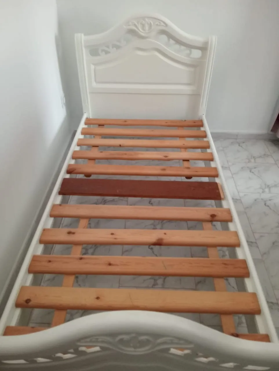 Lit blanc 1 metre / 2 metres