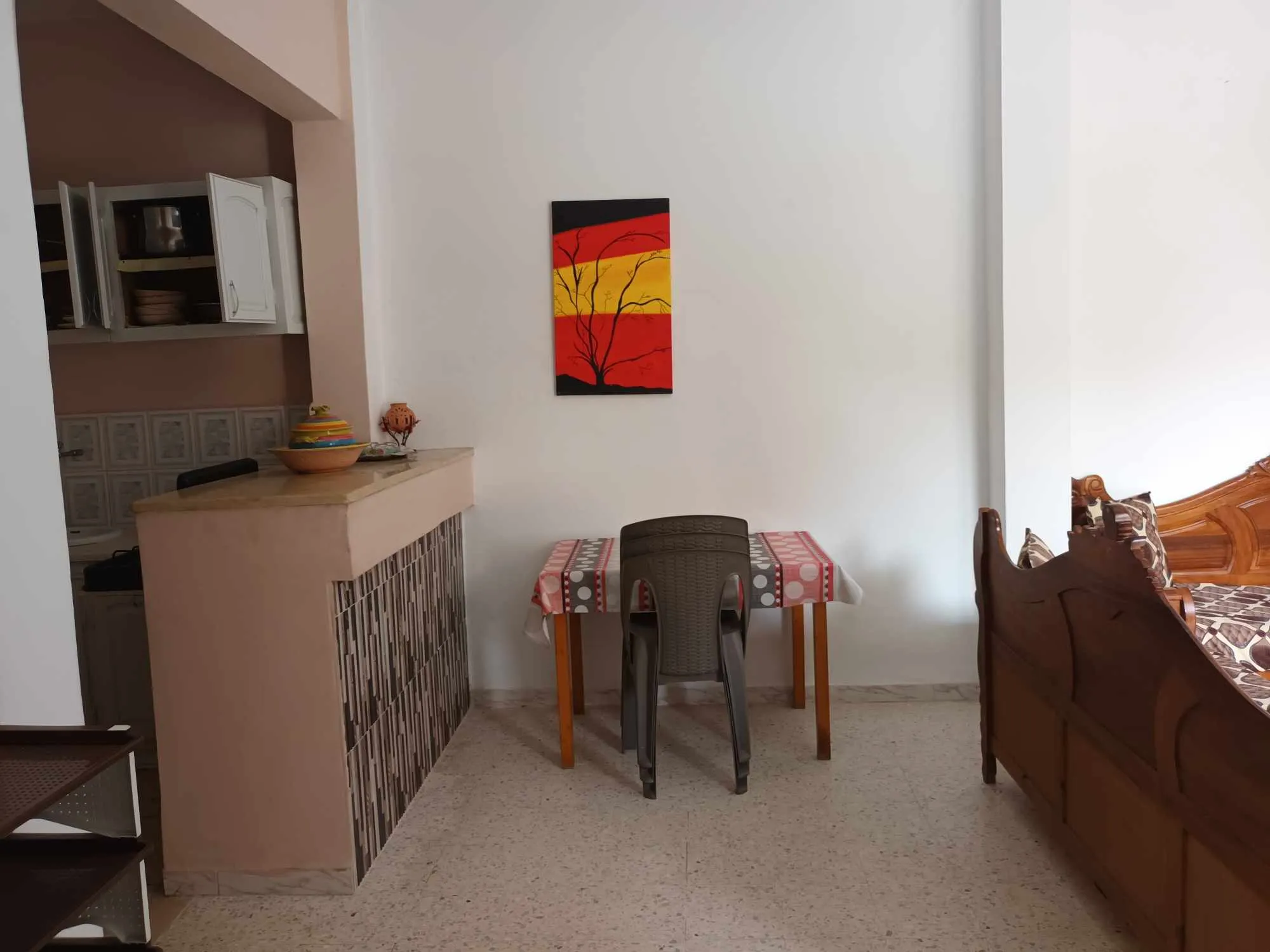 spacieux studio s+1 au début de la corniche Bizerte