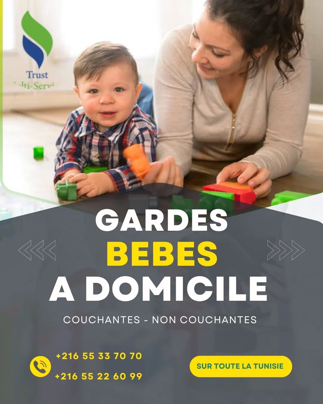 Gardes Bébés de confiance près de chez vous A CITE EL GHAZELA