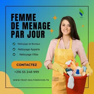 femme de ménage par jour a tunis 