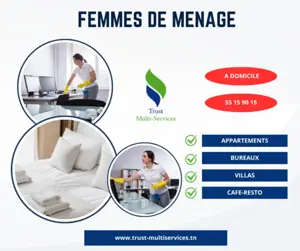 aide ménage par mois non couchante 