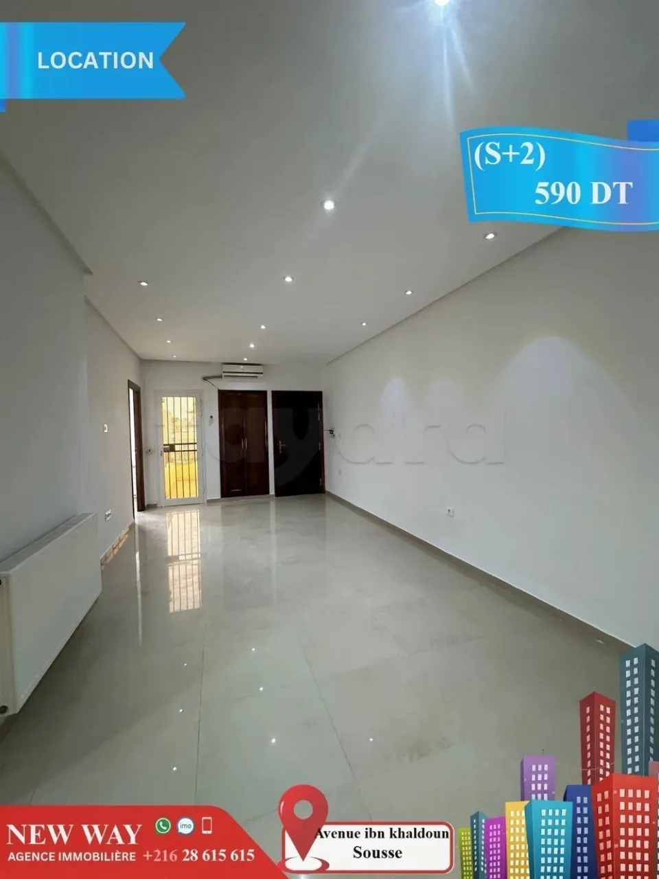 (S+2) Prés de l'avenue ibn khaldoun Sousse