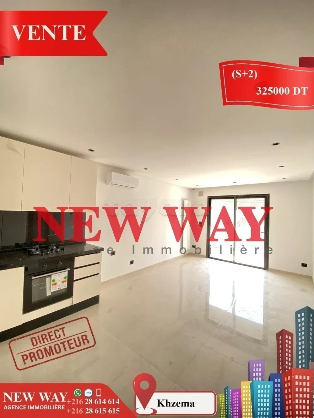 (S+2) Direct Promoteur à khezema