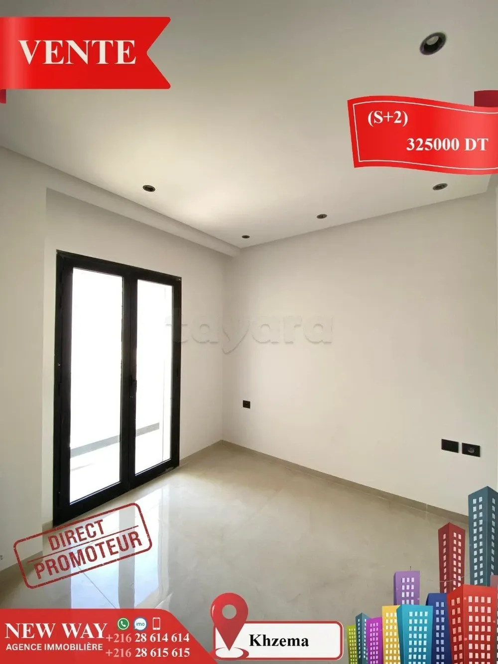 (S+2) Direct Promoteur à khezema