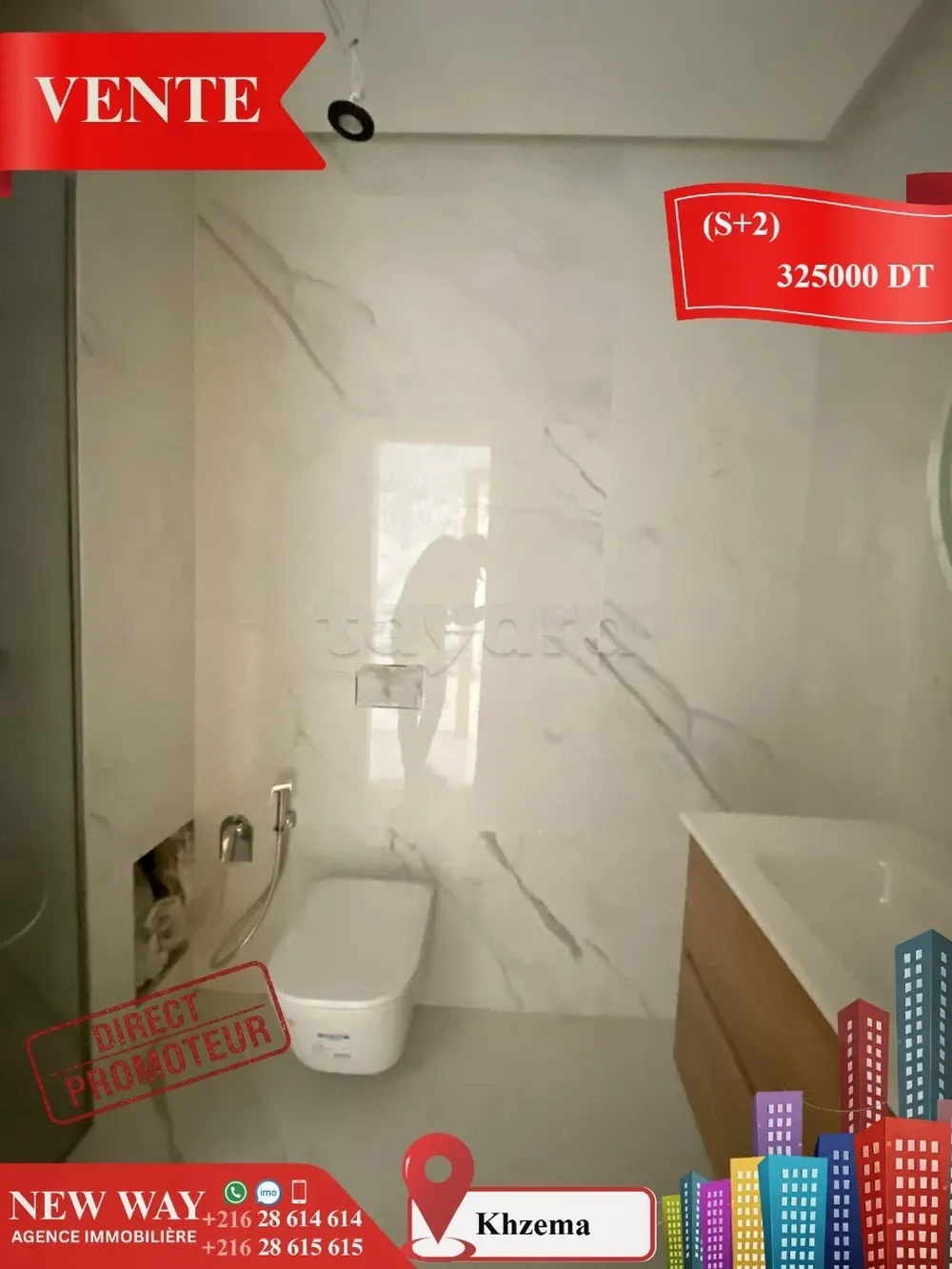 (S+2) Direct Promoteur à khezema