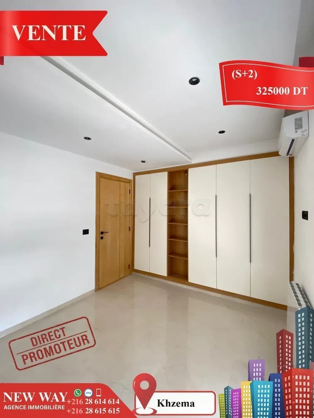 (S+2) Direct Promoteur à khezema