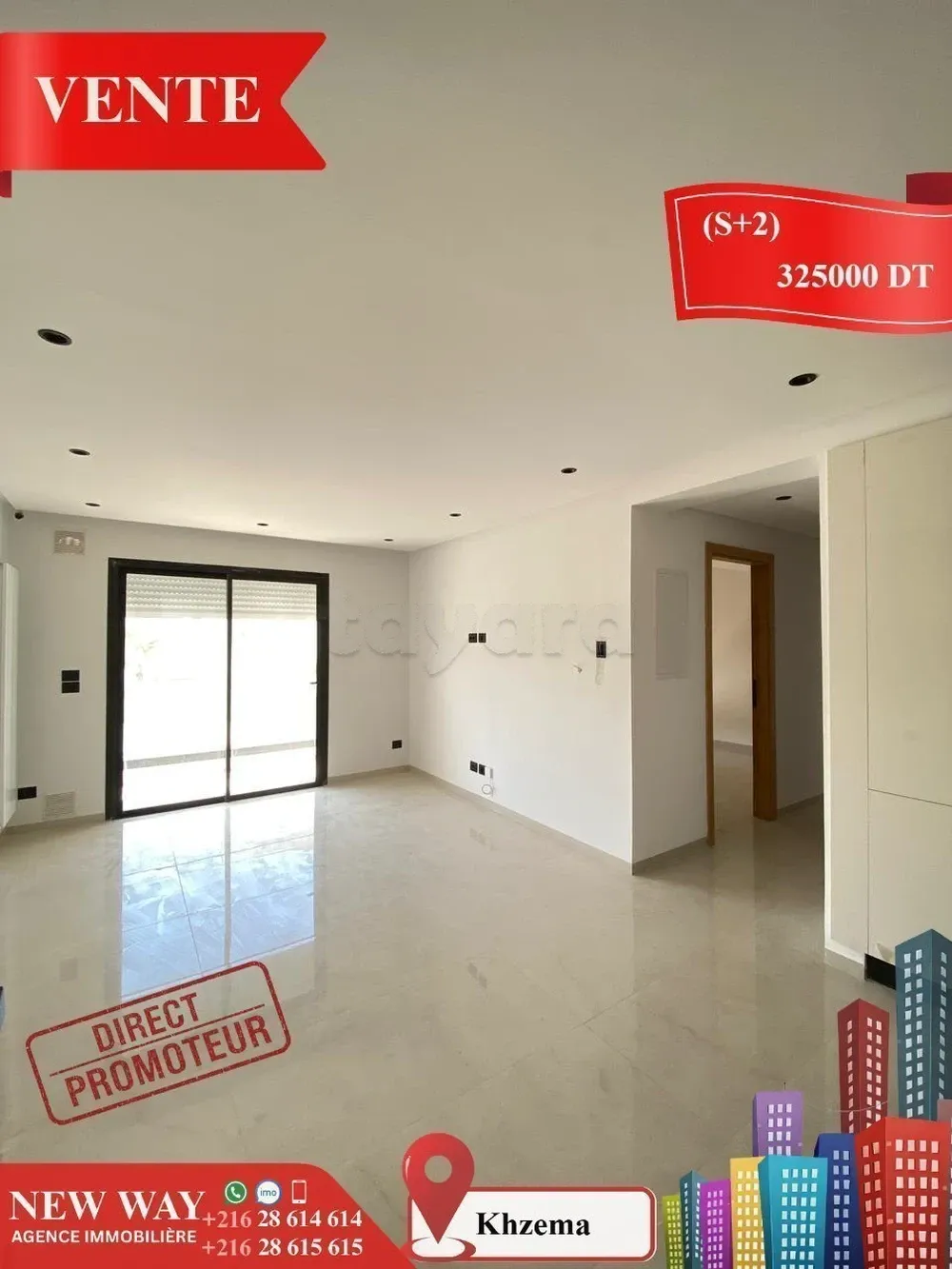 (S+2) Direct Promoteur à khezema