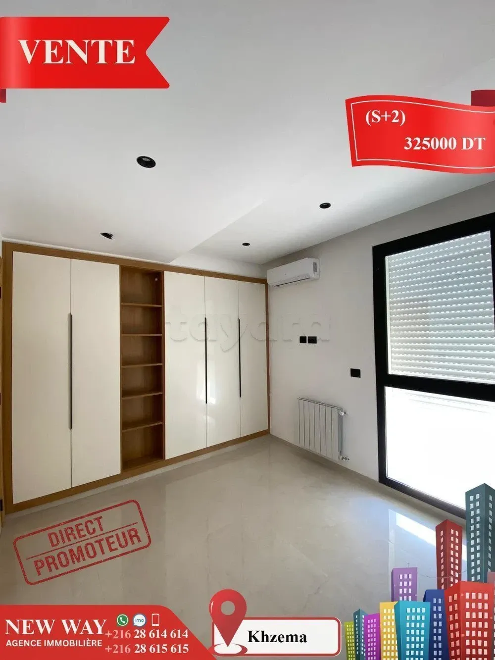 (S+2) Direct Promoteur à khezema