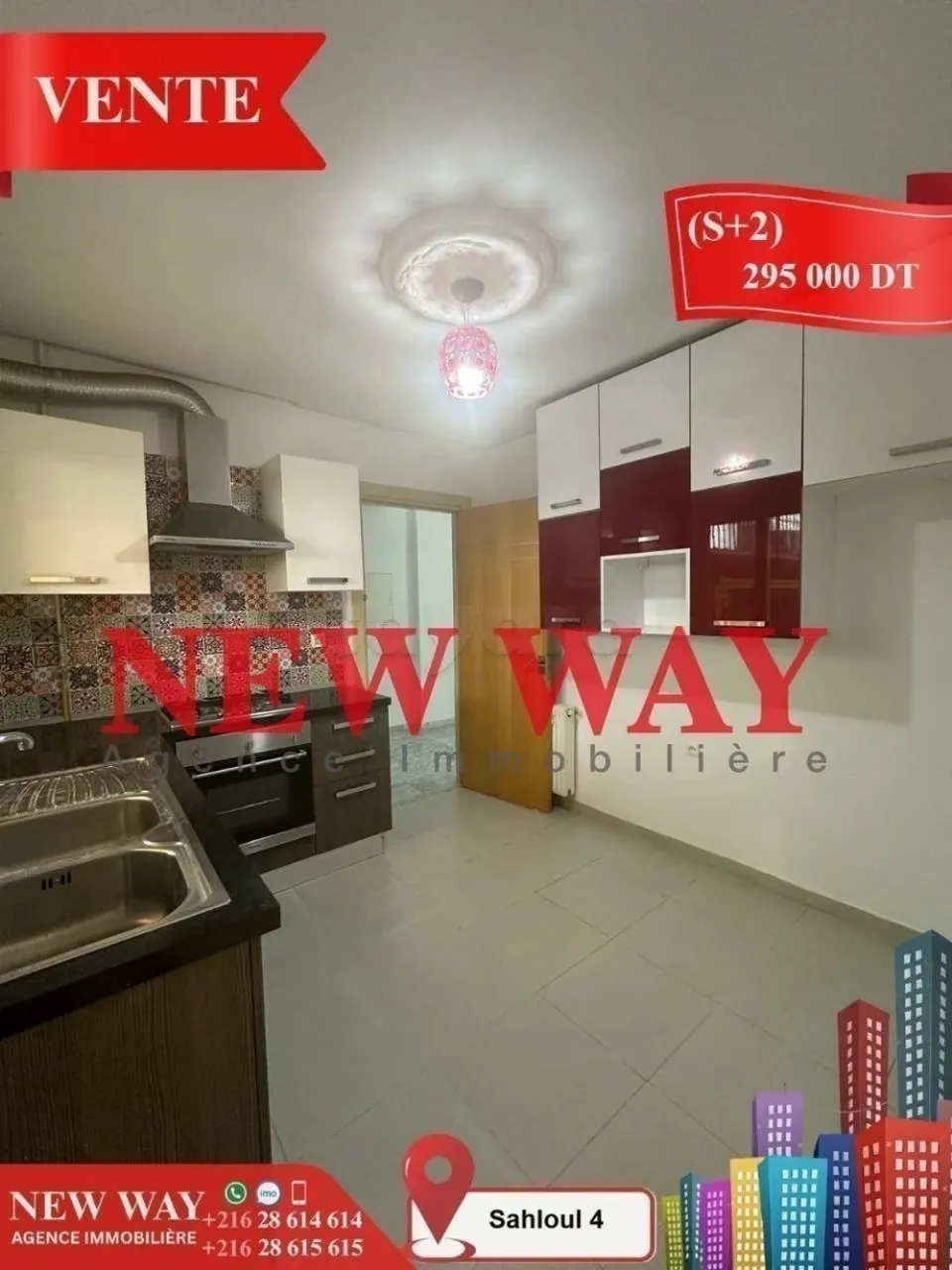 (S+2) à Sahloul 4, avec Place de Parking