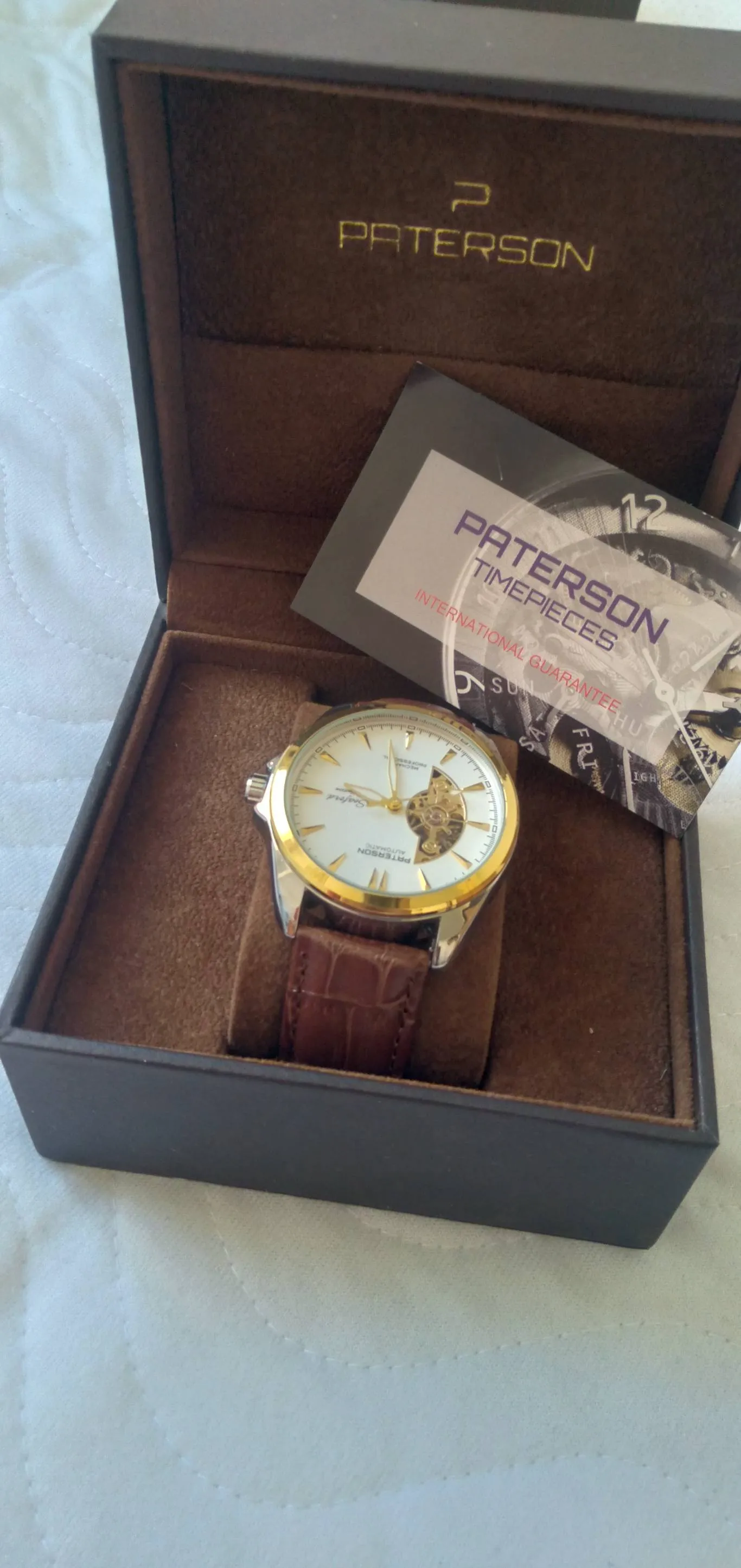 Montre PATERSON TIMEFRECES - Style vintage et élégant