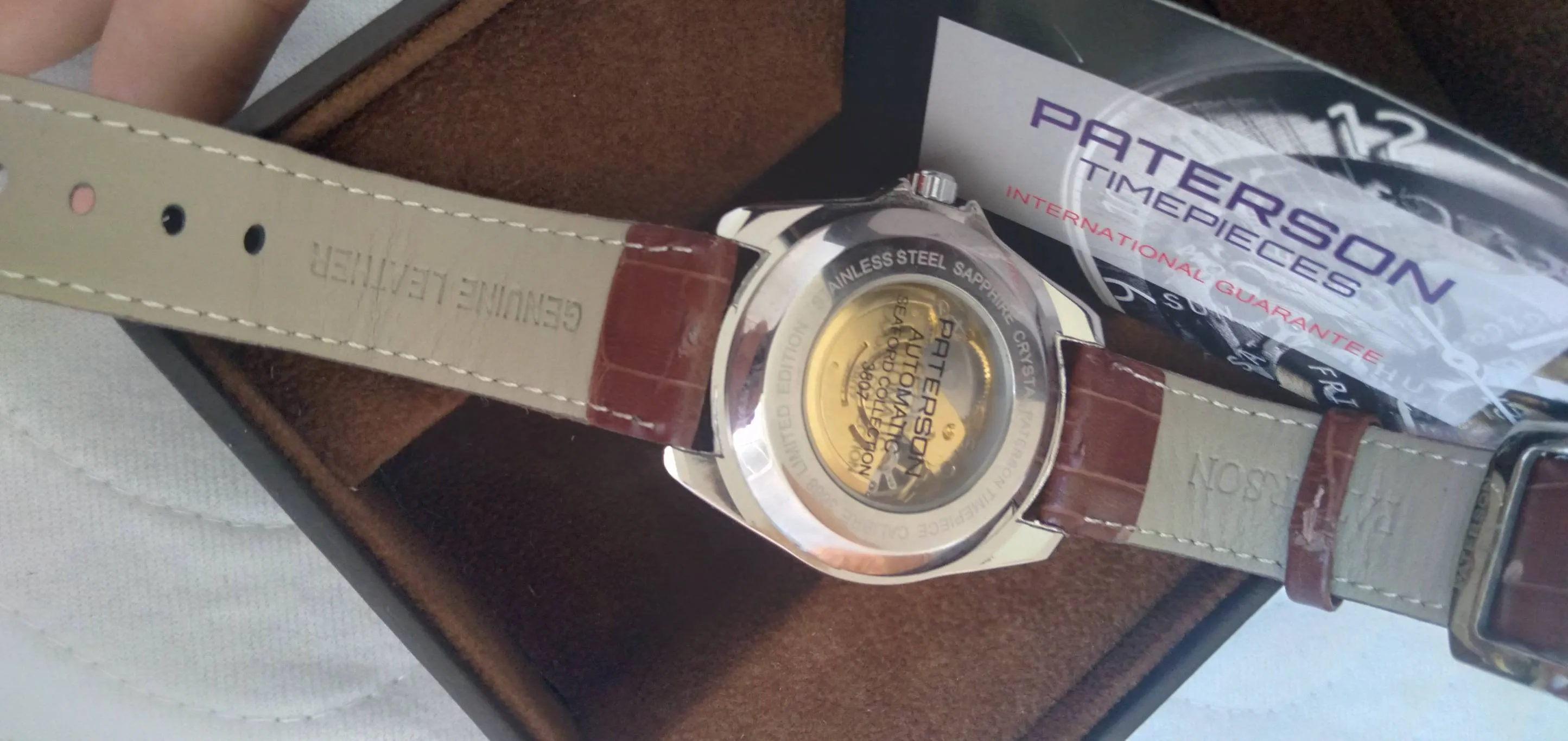 Montre PATERSON TIMEFRECES - Style vintage et élégant