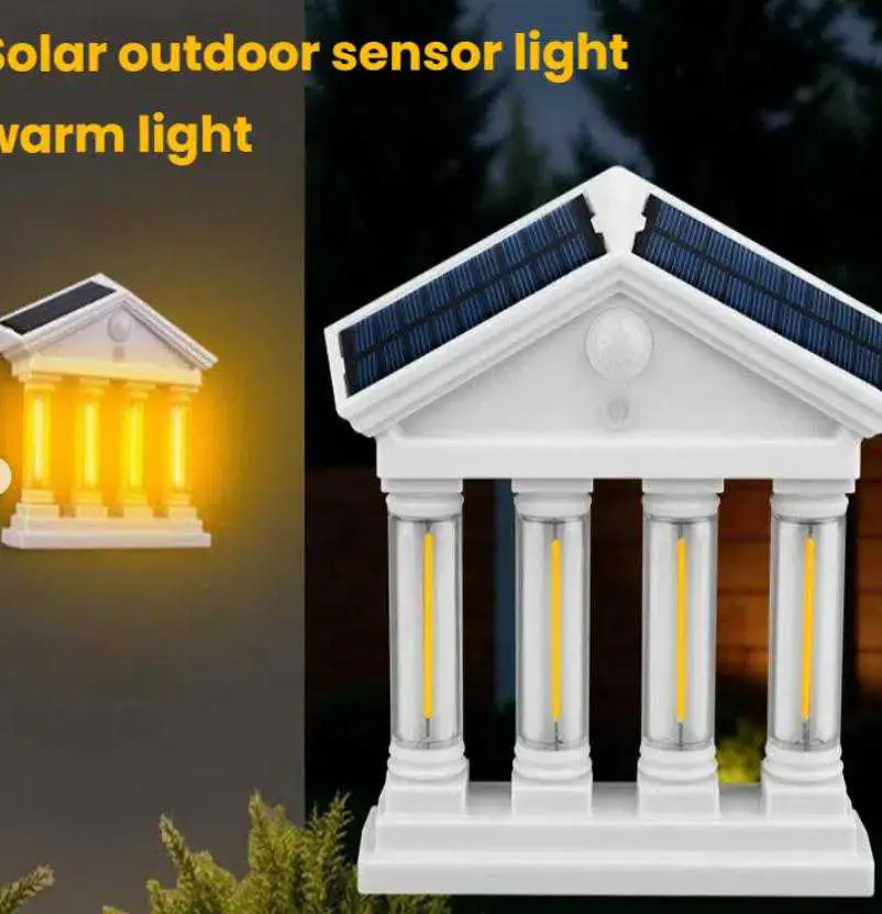 Lampe solaire à détecteur de mouvement