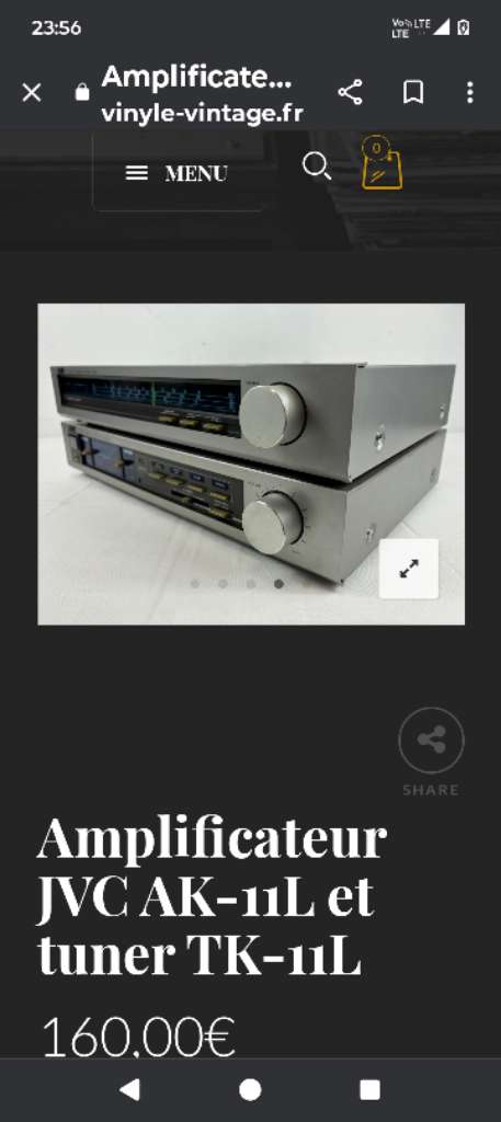 2 ampli vintage plus tuner 