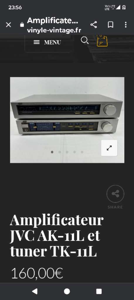 2 ampli vintage plus tuner 