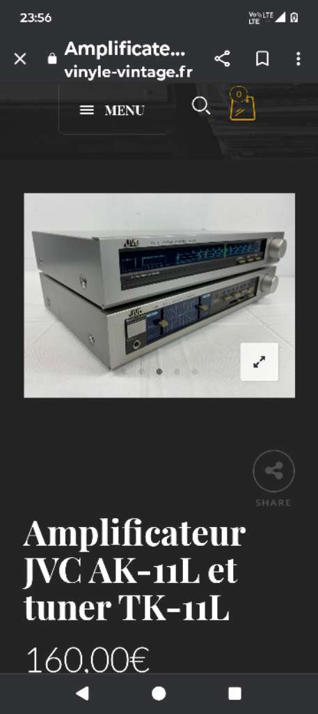 2 ampli vintage plus tuner 