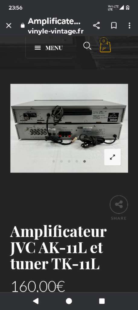 2 ampli vintage plus tuner 