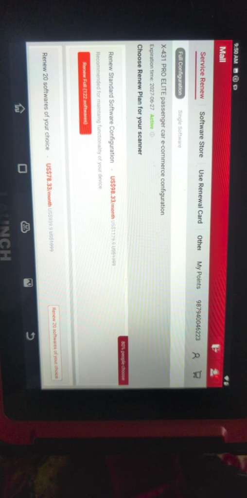 Appareil de diagnostic multimarques professionnel 