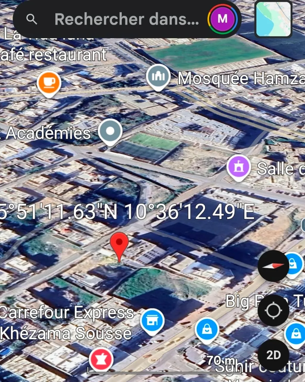 Occasion d'or terrain 694 m² pré GP1et carrefour khezama sousse
