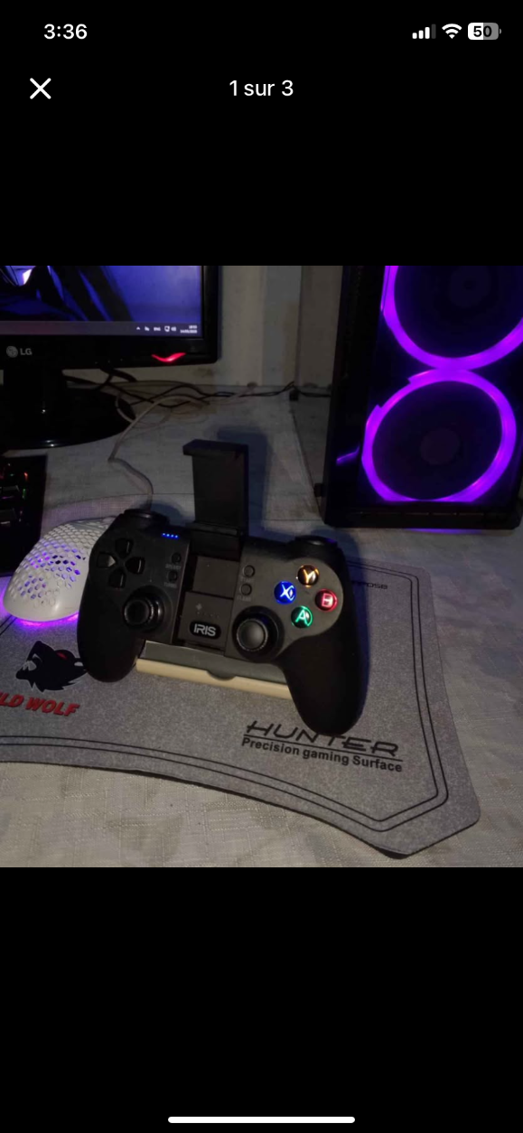 Manette sans fil pour android iOS et TV