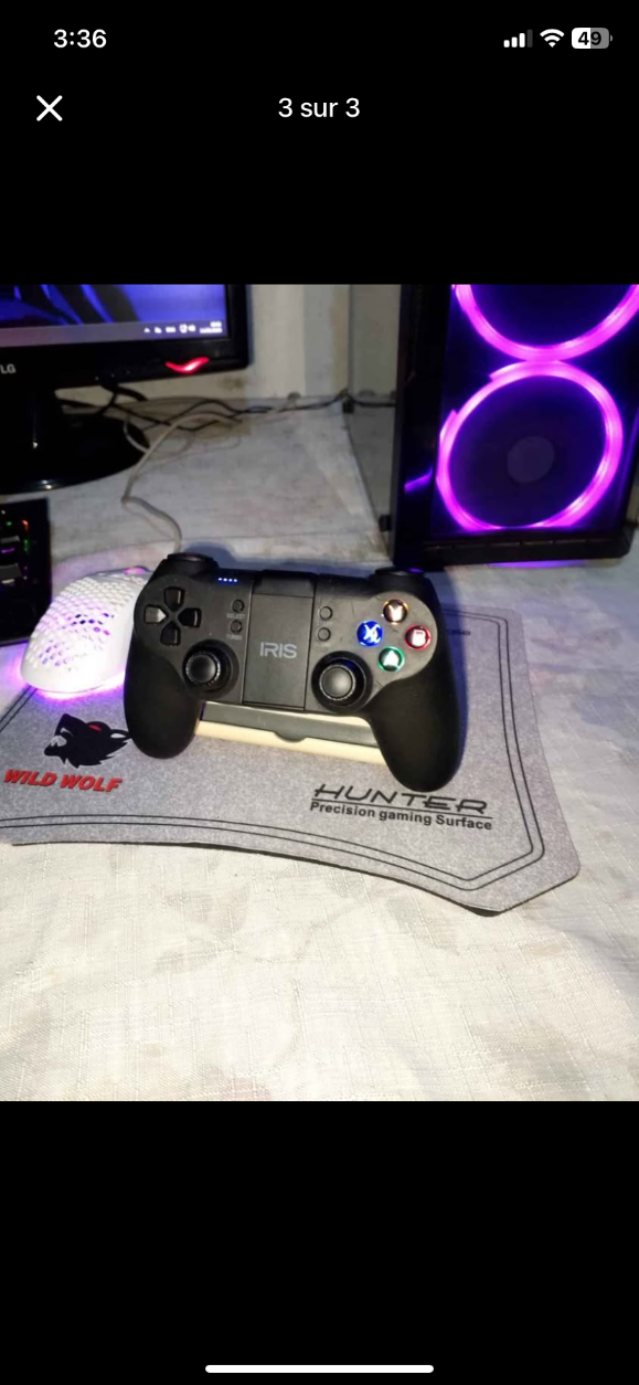 Manette sans fil pour android iOS et TV