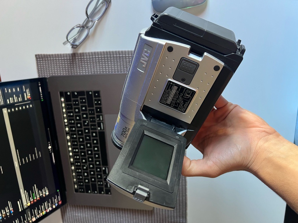 VHS jvc handycam EN MARCHE (super vhs) 