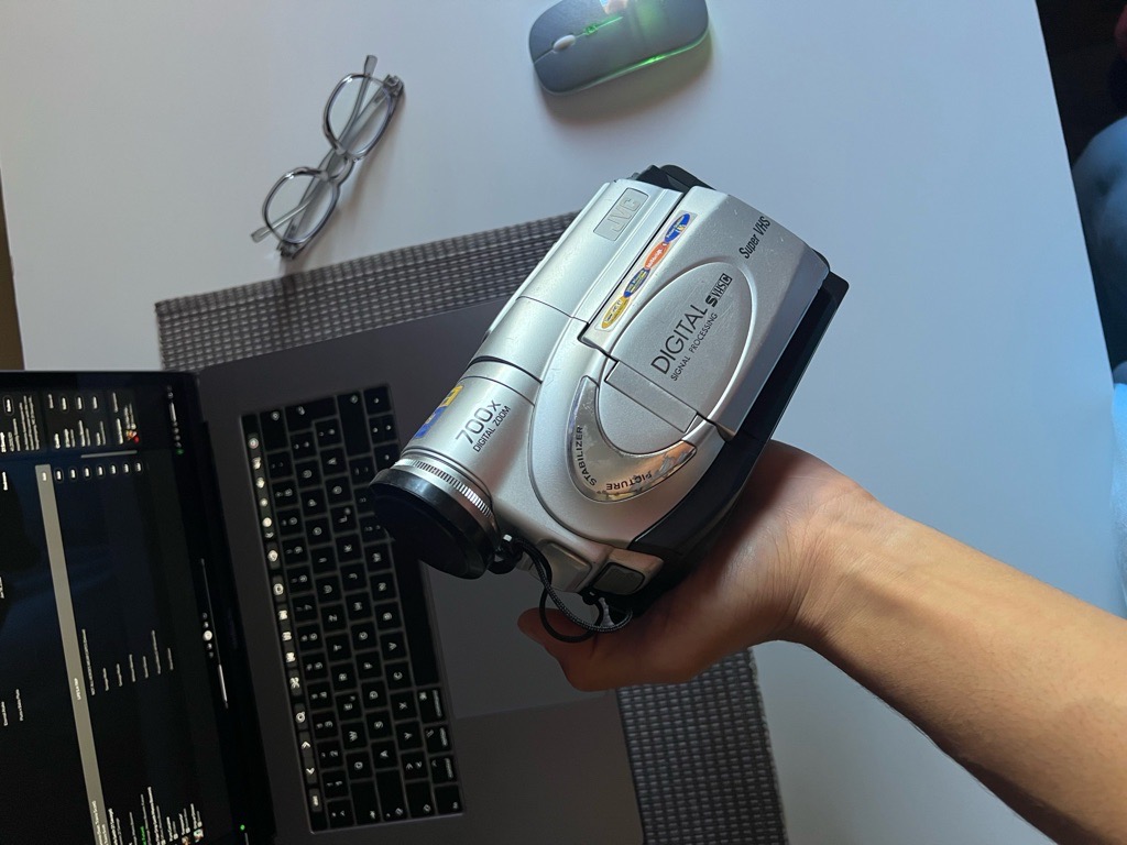 VHS jvc handycam EN MARCHE (super vhs) 