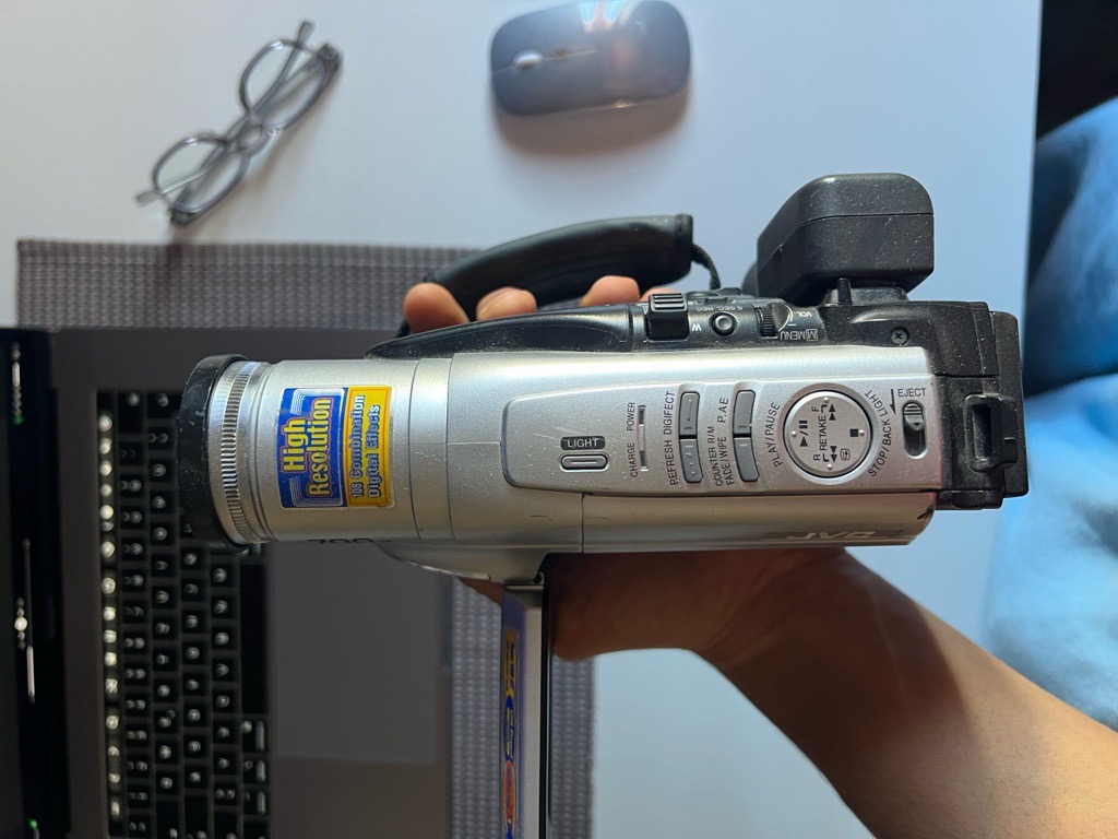 VHS jvc handycam EN MARCHE (super vhs) 