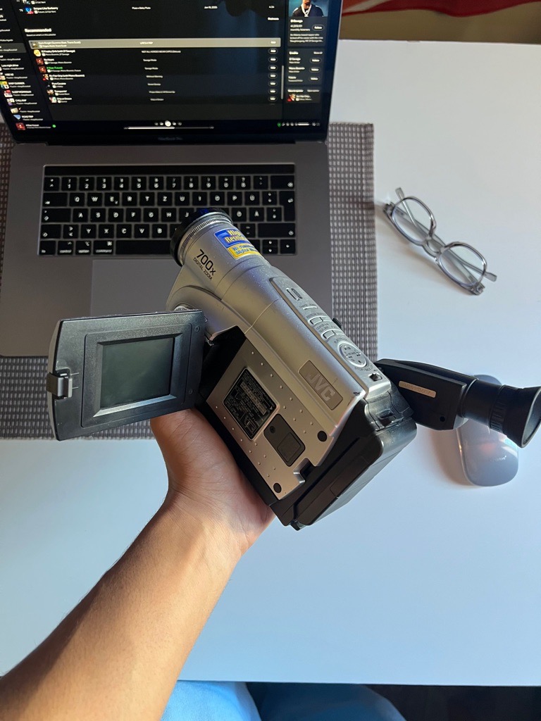 VHS jvc handycam EN MARCHE (super vhs) 