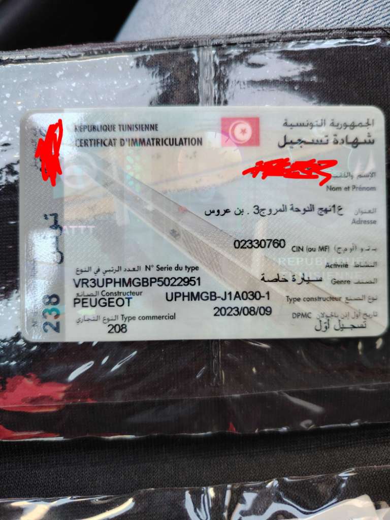 Peugeot 208 populaire première main août 2023 encore sous garantie
dernier entretien 19.02.2026