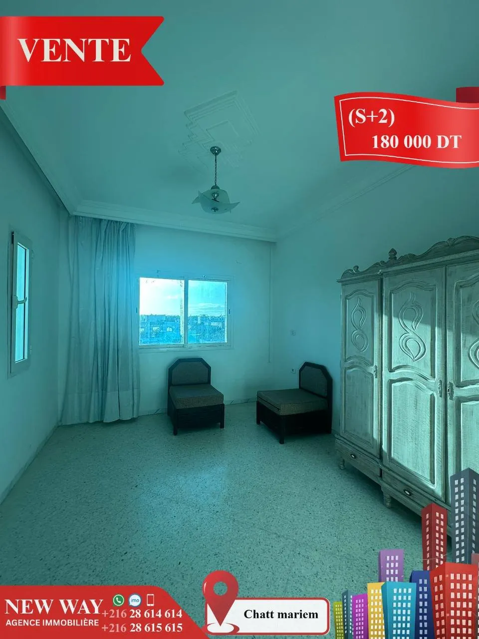 (S+2) Prés de la Mer à Chatt Mariem