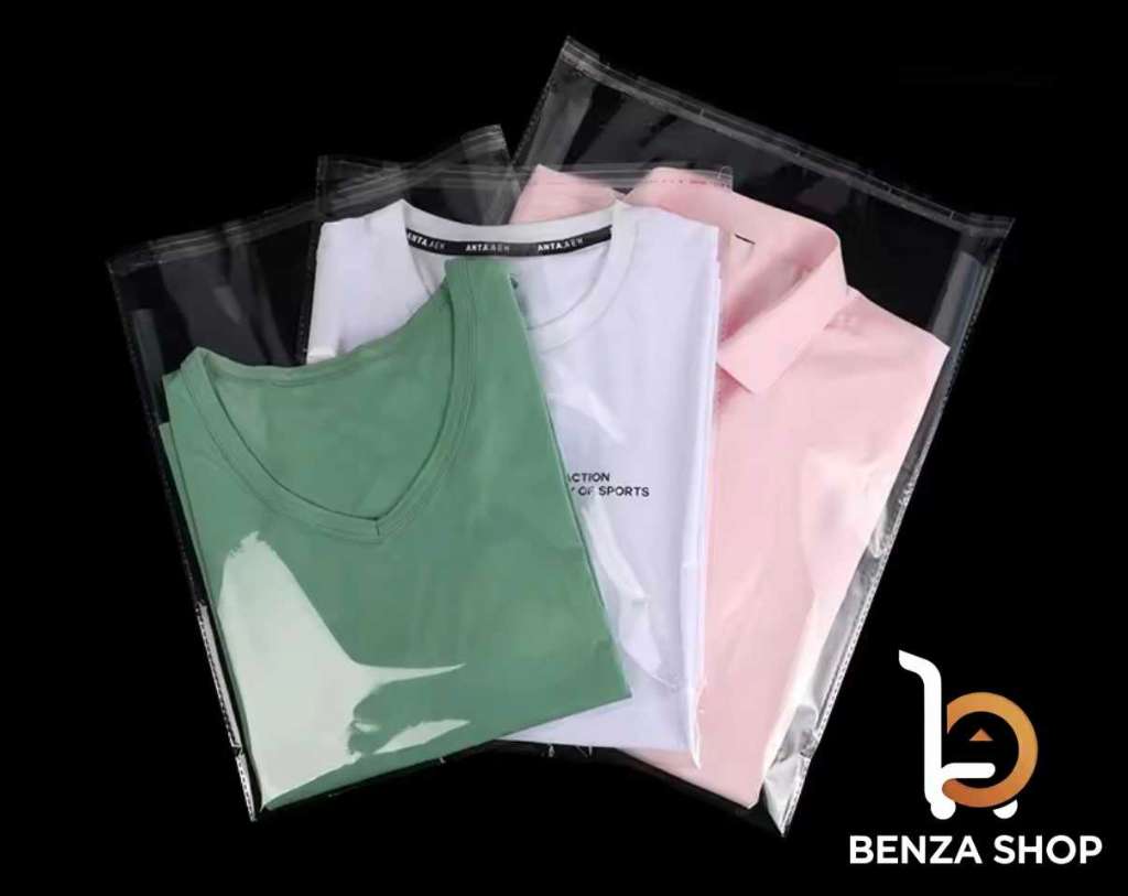 Sachet d'emballage transparent adhésif