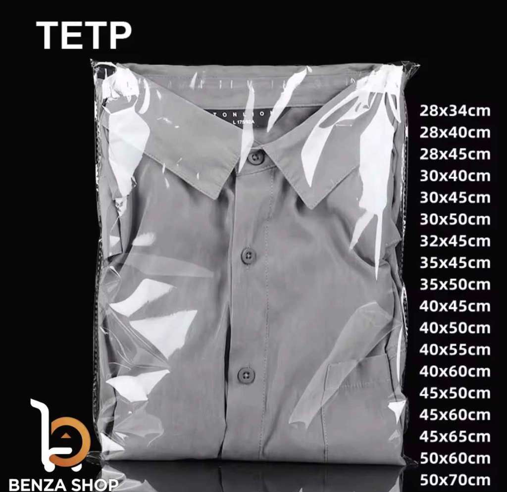 Sachet d'emballage transparent adhésif