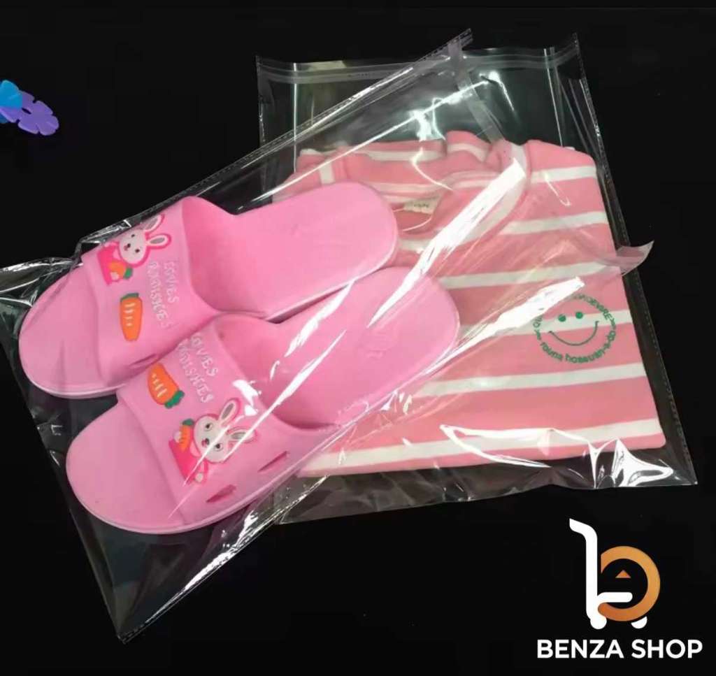 Sachet d'emballage transparent adhésif