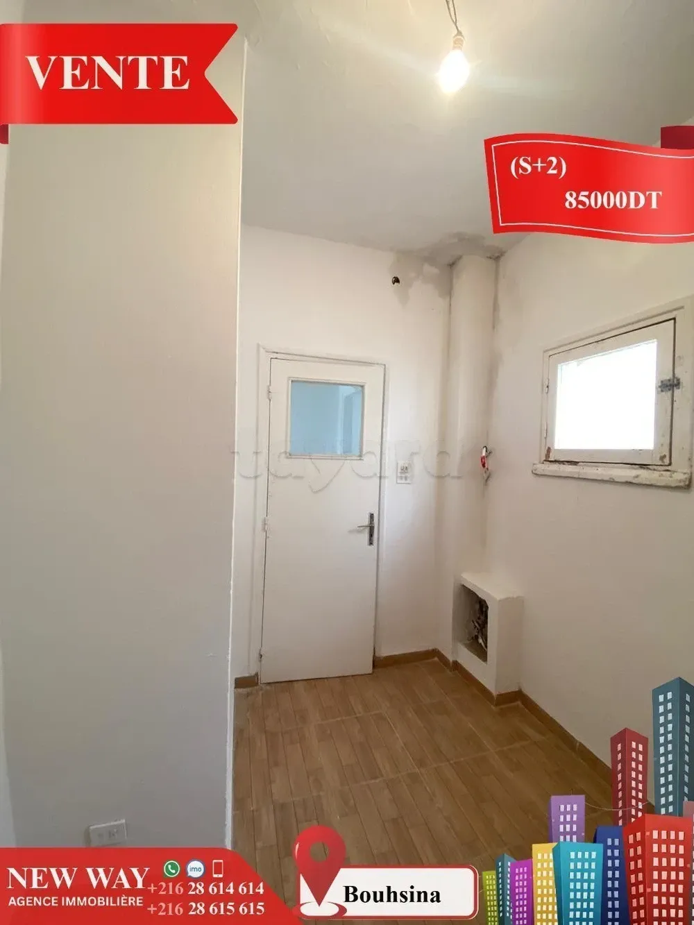 Appartement (S+2) à Bouhsina