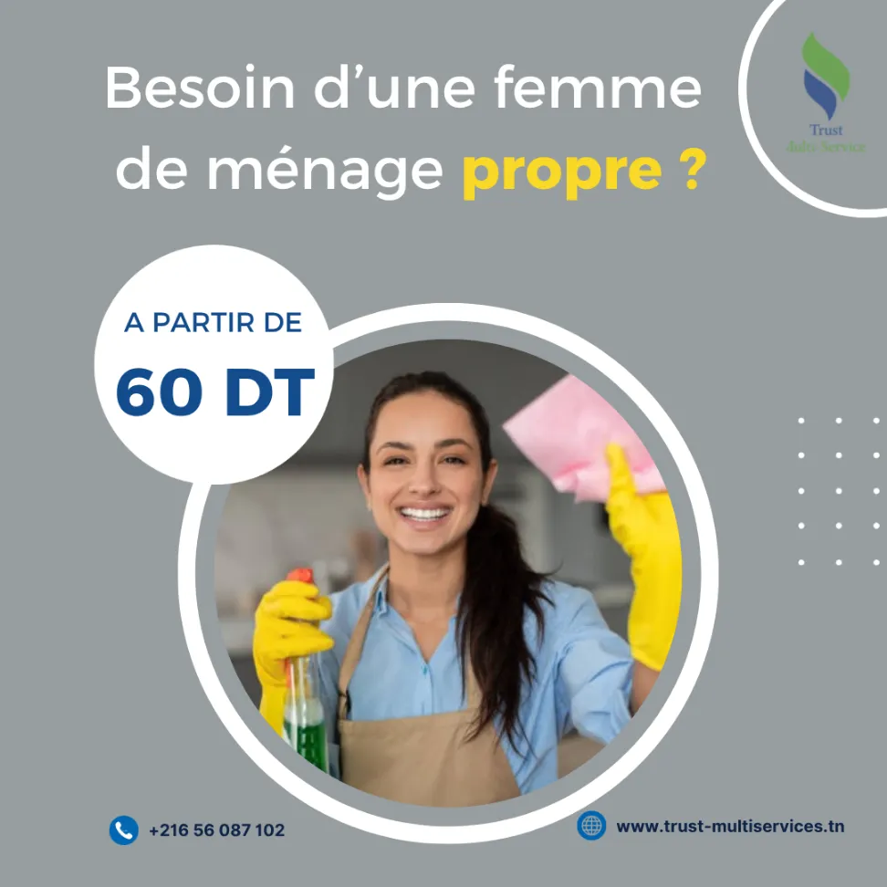 TROUVEZ LA MEILLEURE FEMME DE MENAGE PAR JOUR A