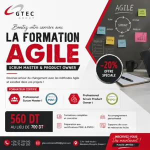 Formation Scrum Combinée PSM1 et PSPO1