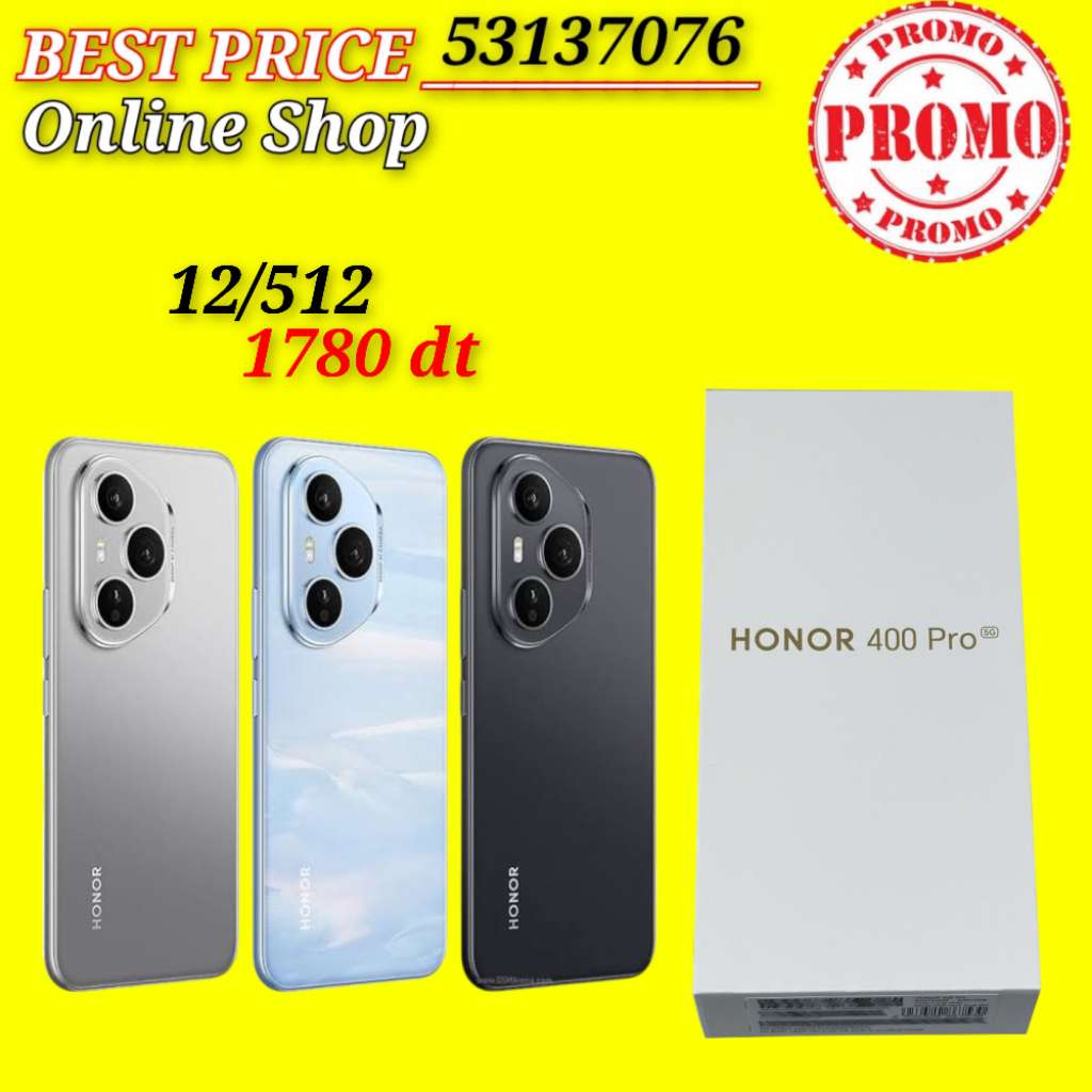 HONOR 400 PRO 5G 12/256 Cacheté Neuf paquet fermé # validé ✔️