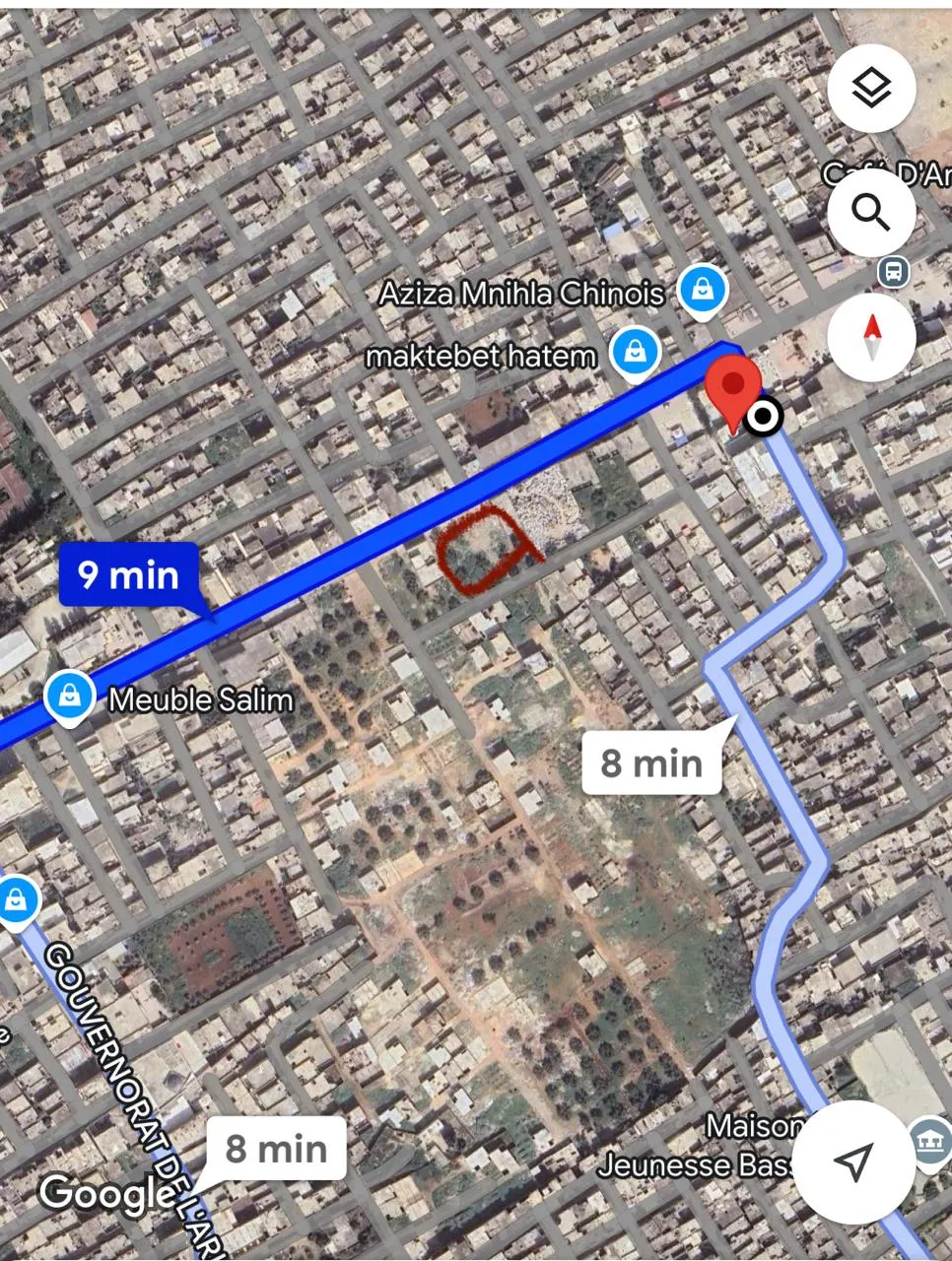 أرض للبيع كياس الشنوة